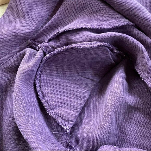 COPY - Forever 21, Love 21 purple flowy open front linen blend jacket. Size M. - Picture 7 of 7